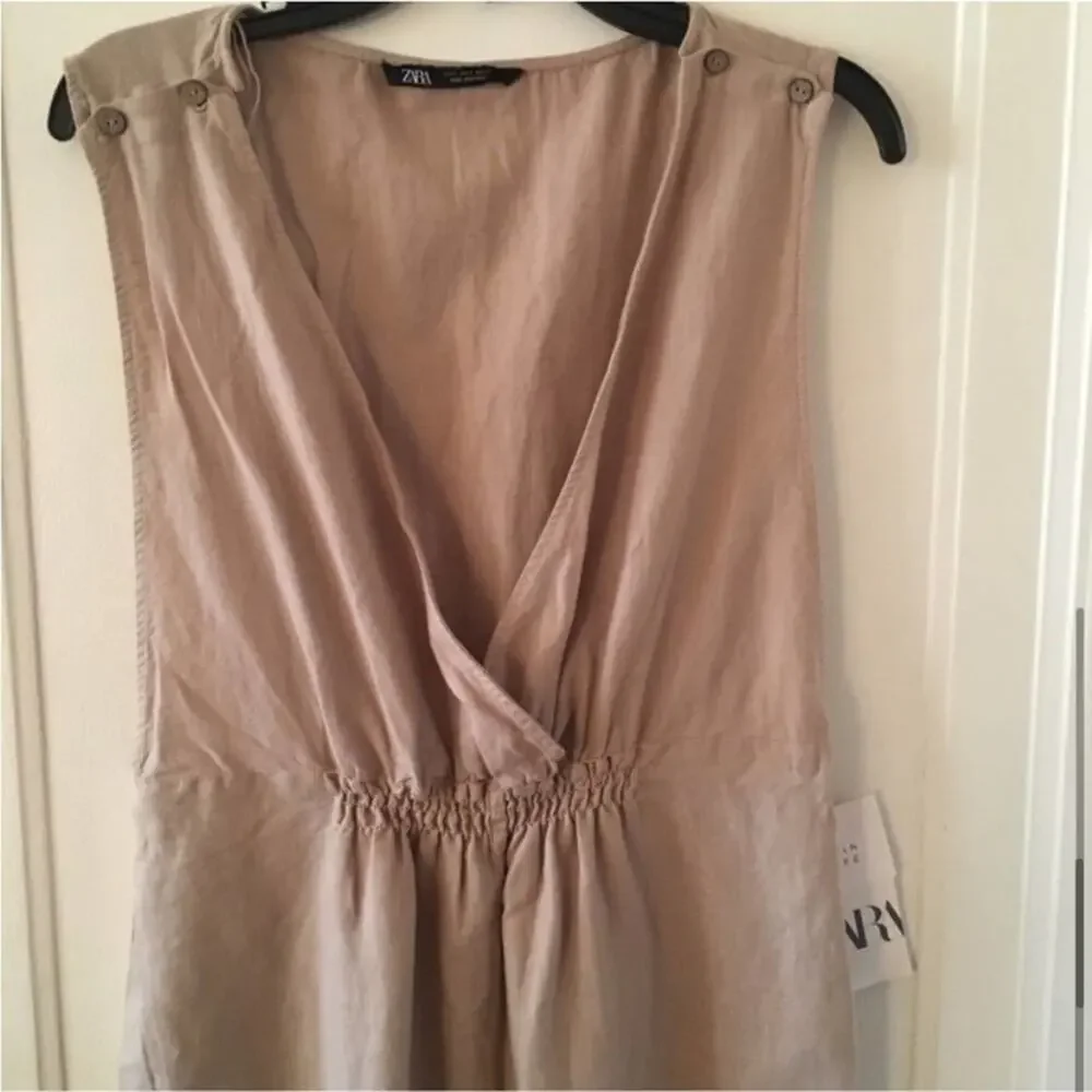 Zara gathered jumpsuit
