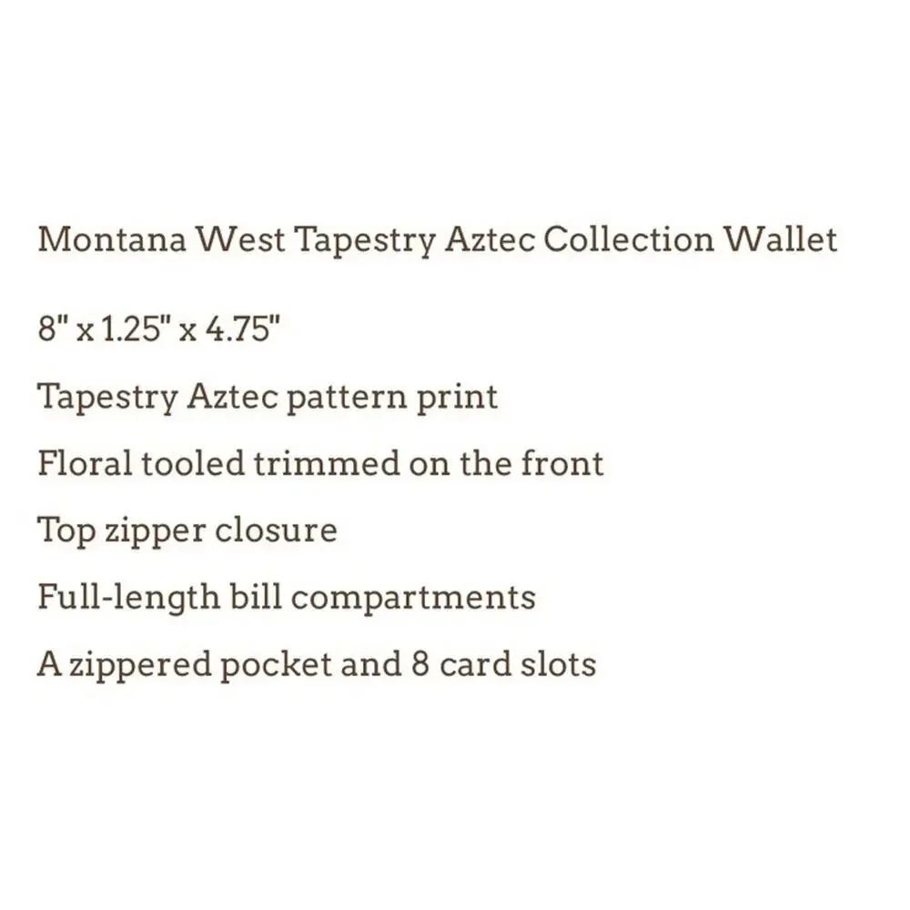 Montana West zip around