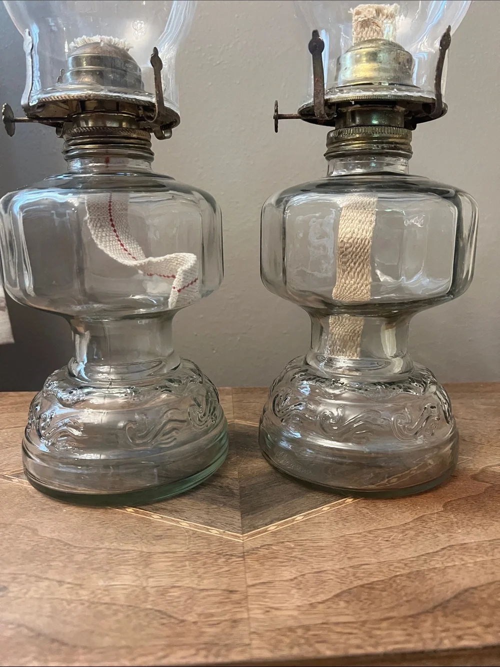 Vintage matching glass
