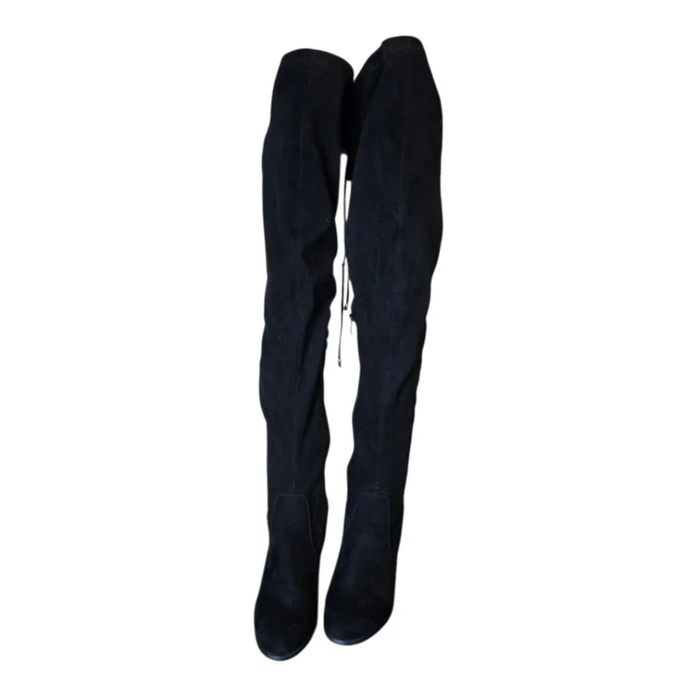 N/A black faux
