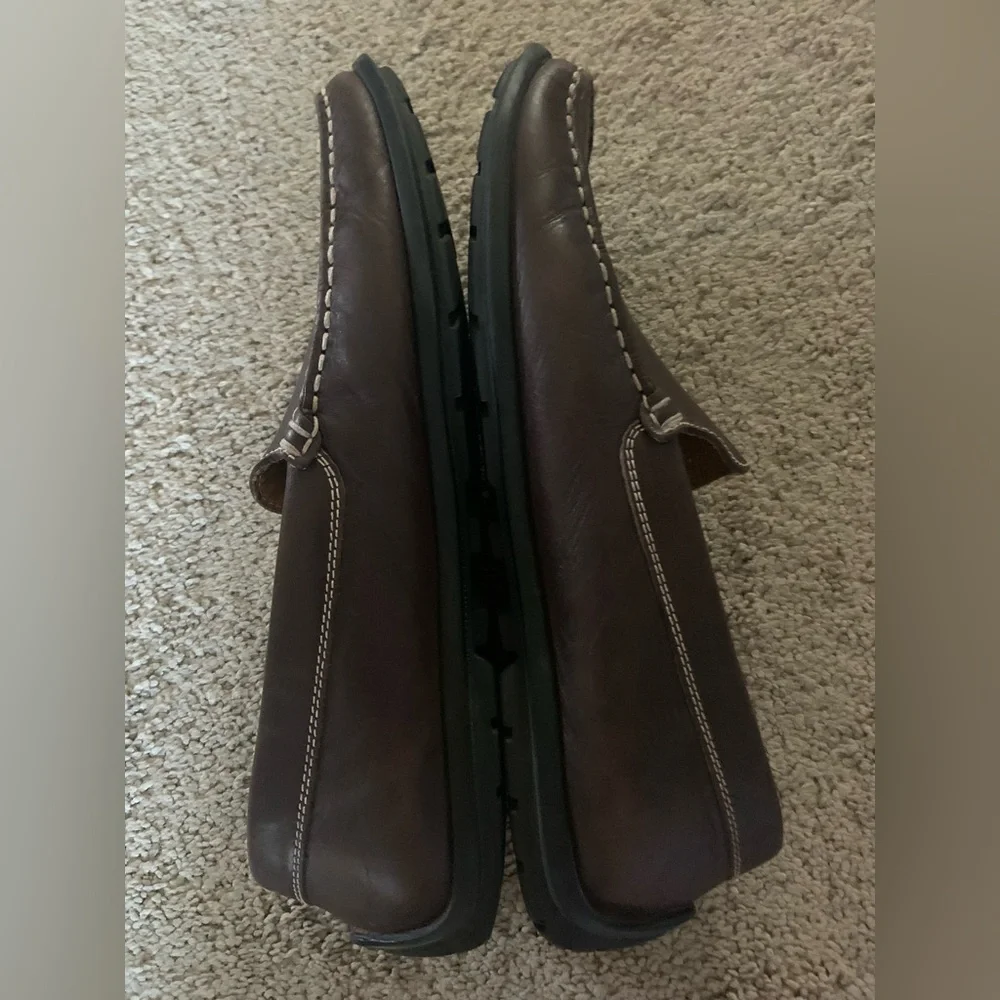 Geox brown loafers