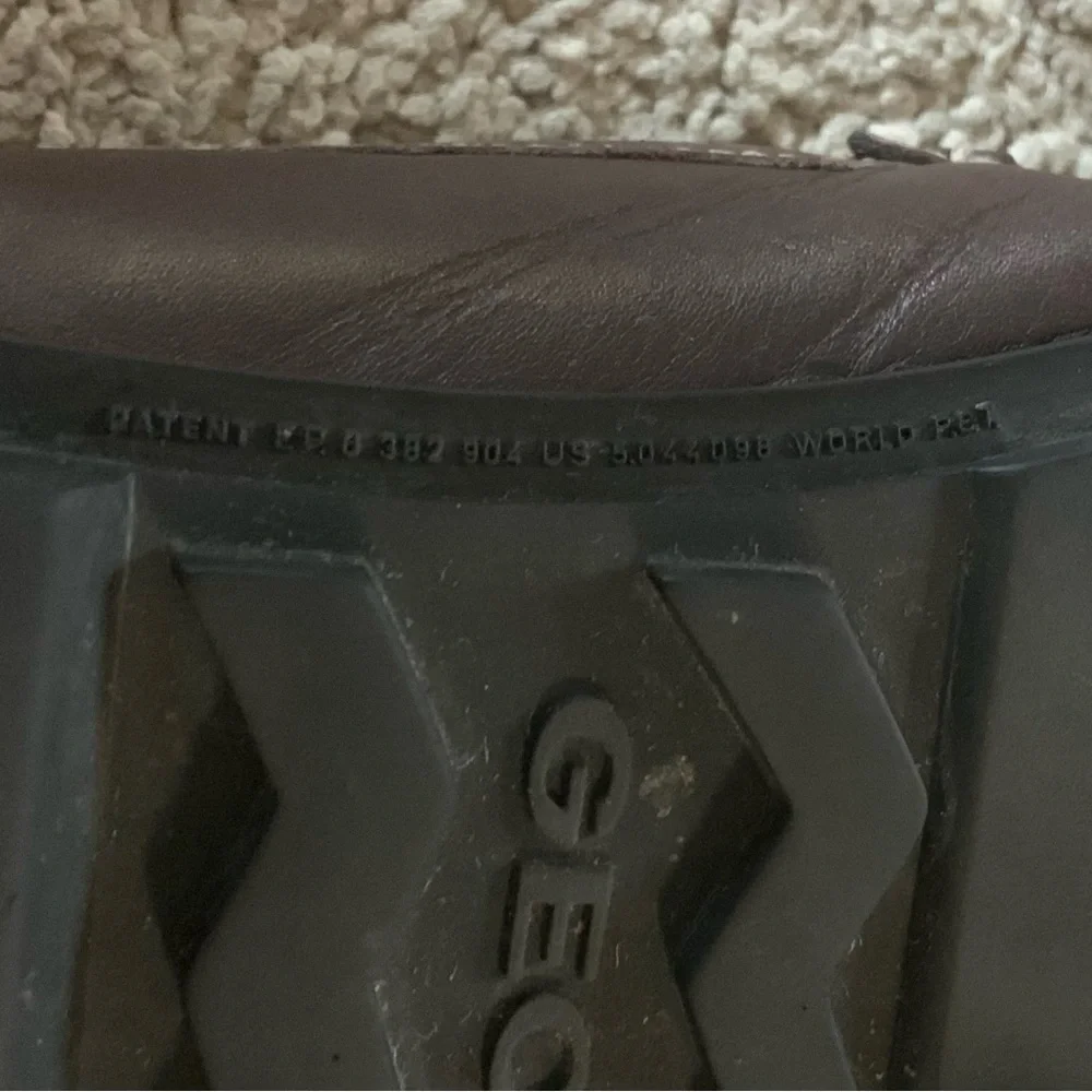 Geox brown loafers