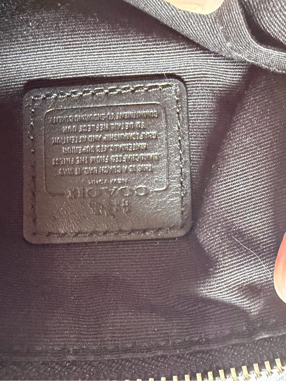Coach wristlet signature
