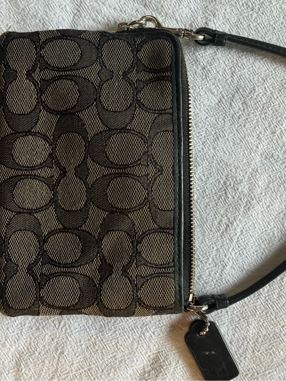 Coach wristlet signature