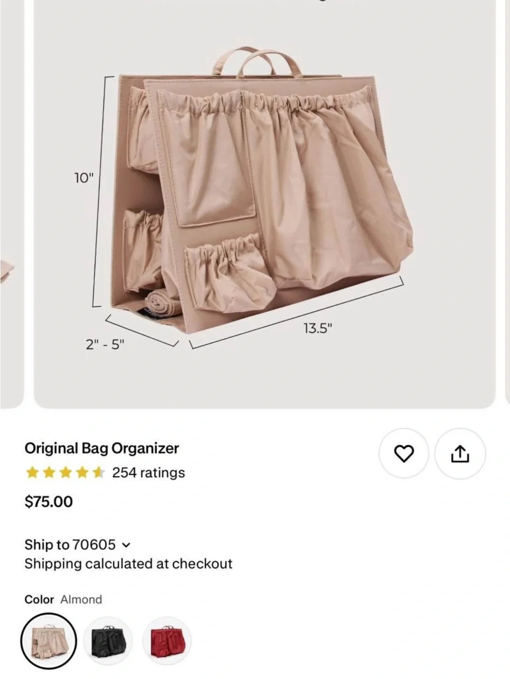 ToteSavvy Original Bag Organizer