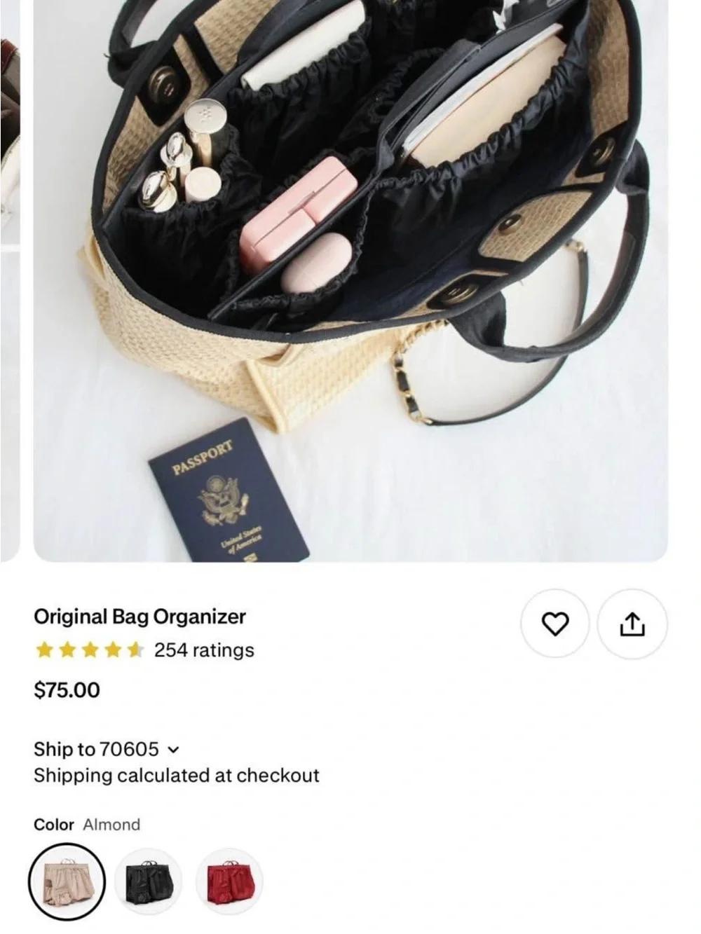 ToteSavvy Original Bag Organizer