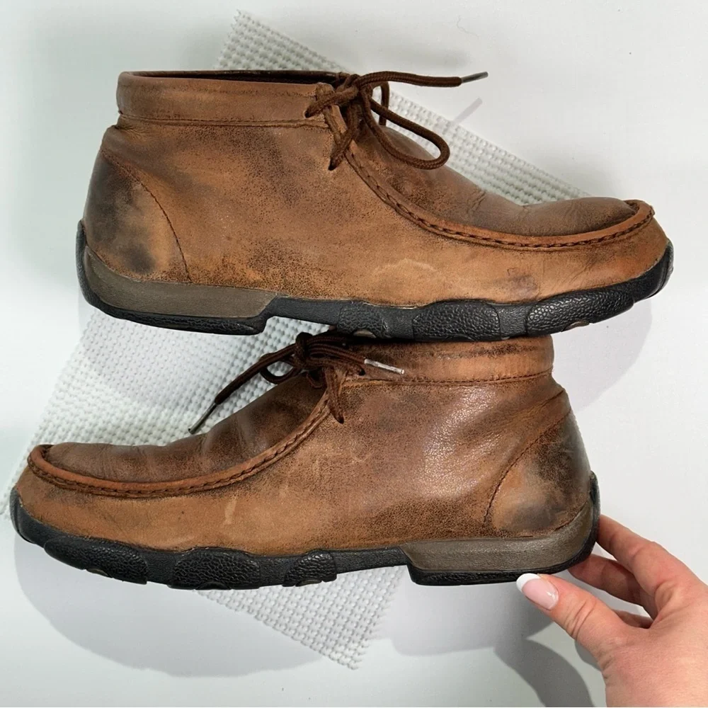 Twisted X twisted leather