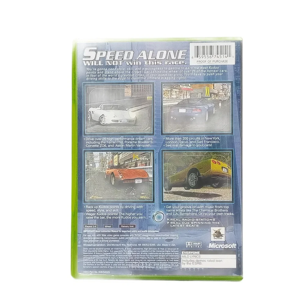 Microsoft interactive racing item