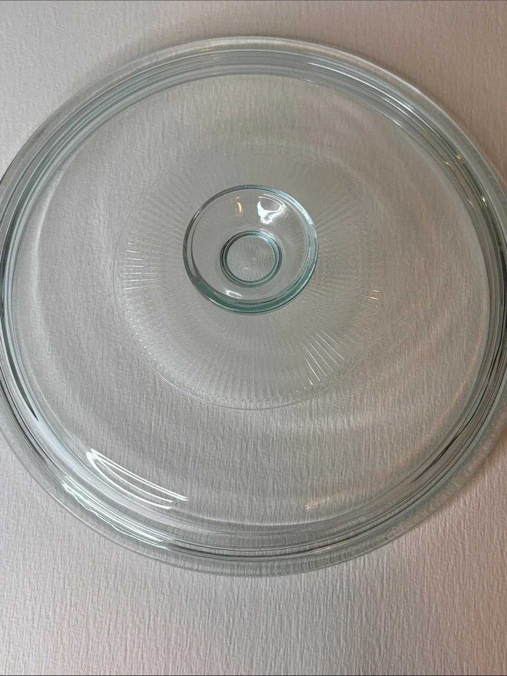Pyrex clear glass