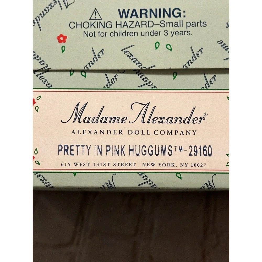 Madame Alexander # 29160 Pretty In Pink Huggums 12