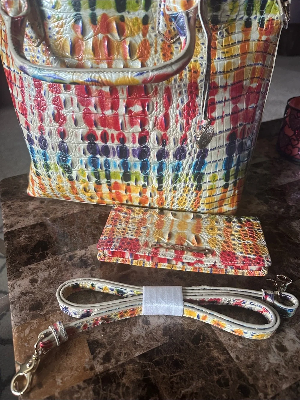 Brahmin vibrant multicolor