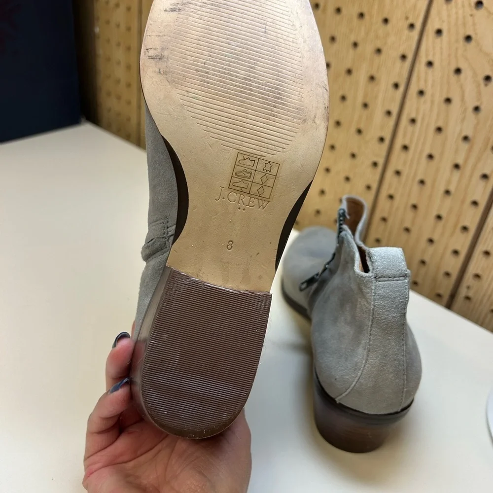 J. Crew boots feature