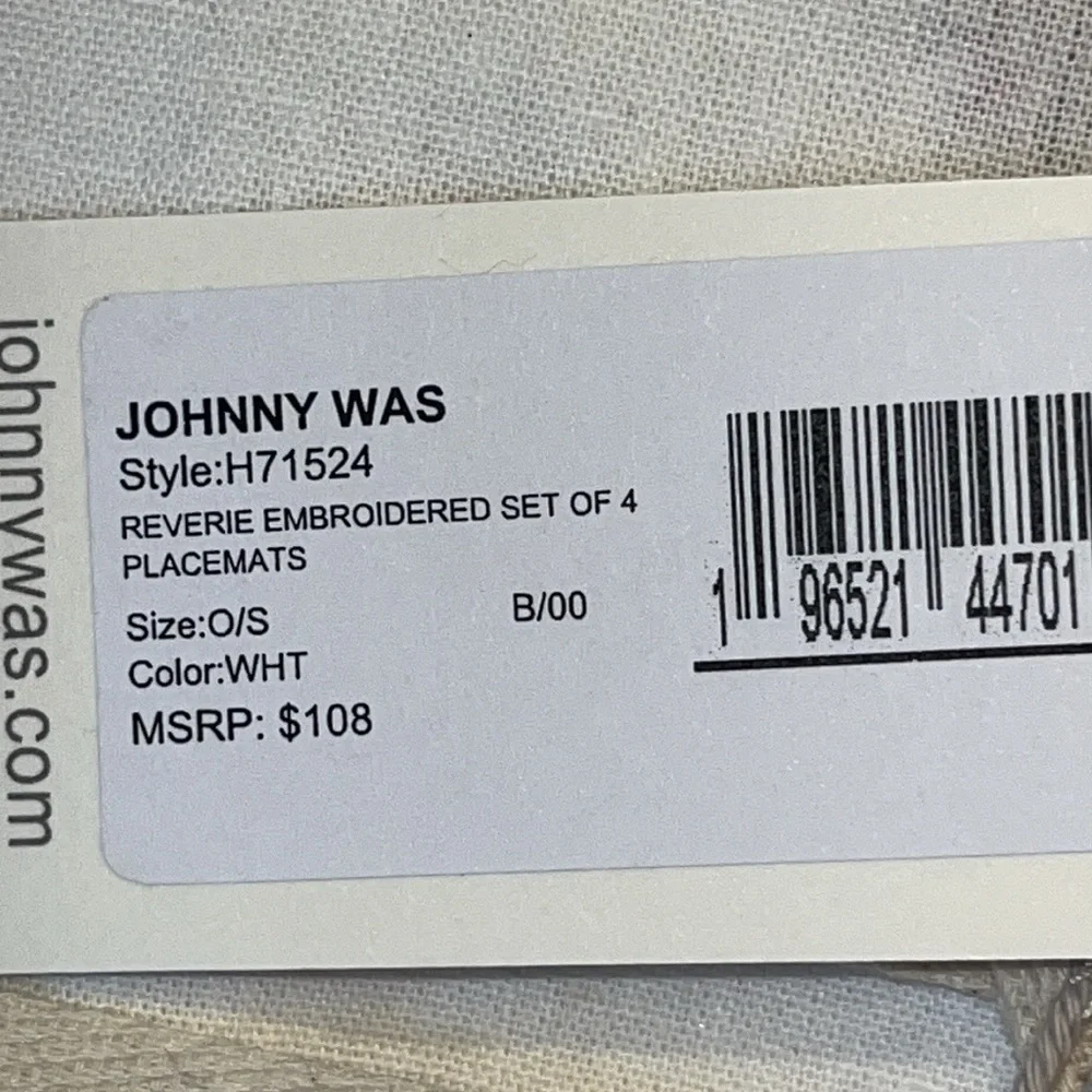 Johnny Was set embroidered