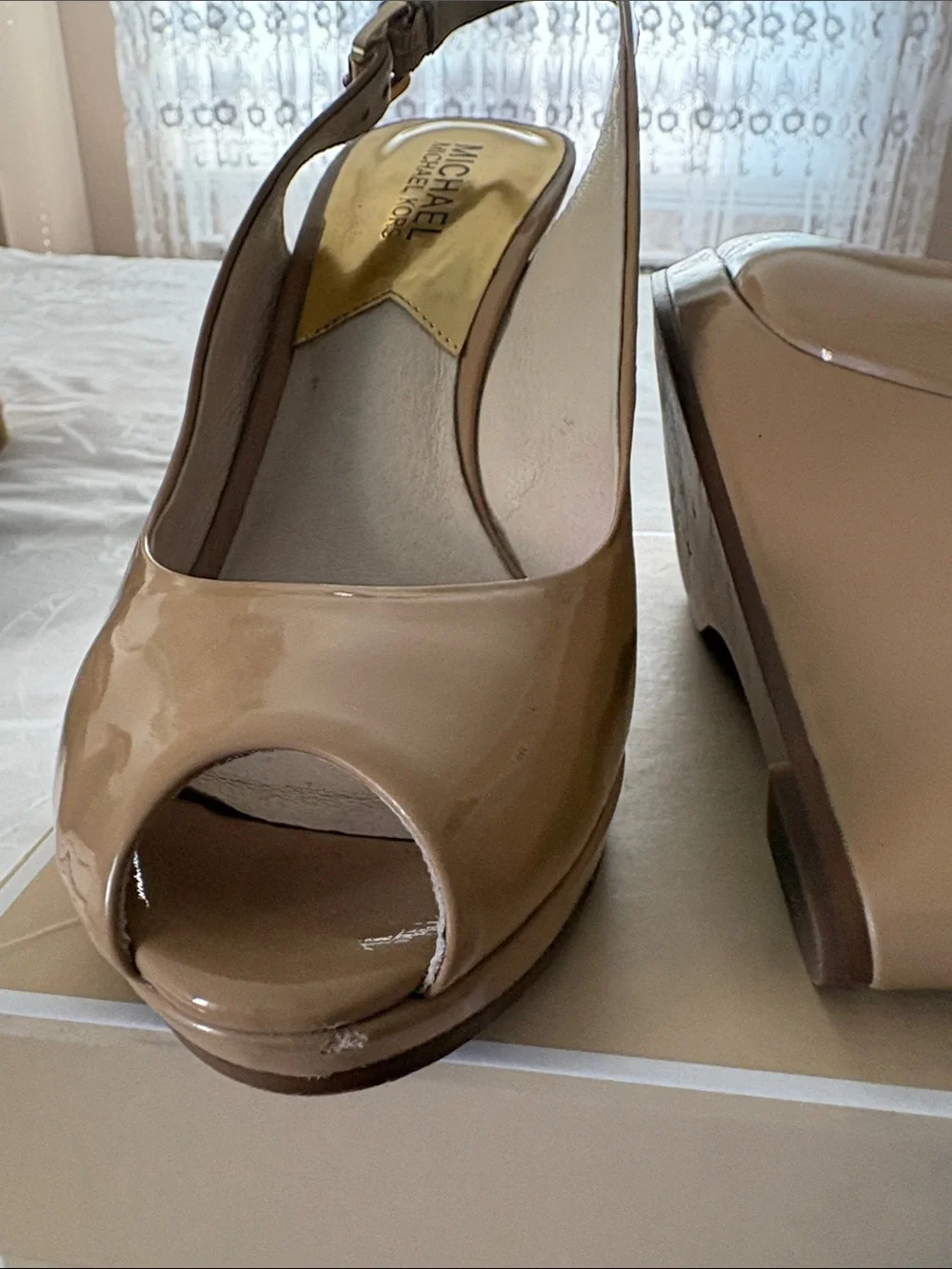 Michael Kors patent leather