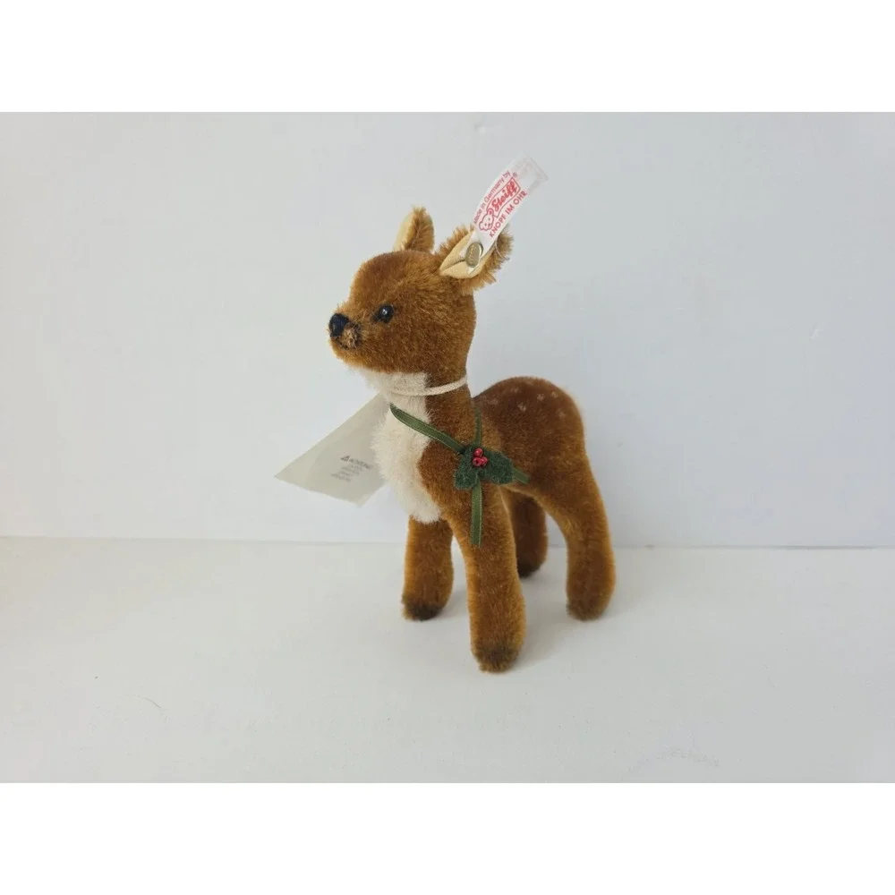 Steiff reindeer deer Christmas 036705 lmtd edt w/ tag fawn enchanted forest