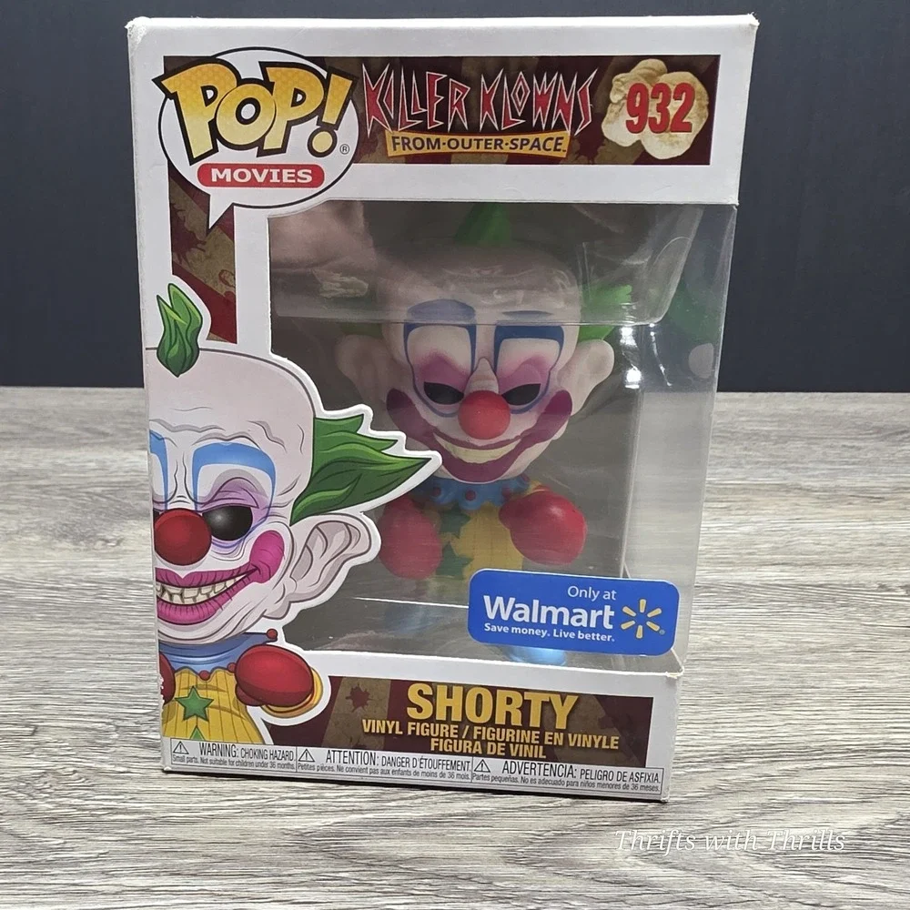 Funko Pop! Vinyl Figure - Shorty #932 - Killer Clowns From Outter Space