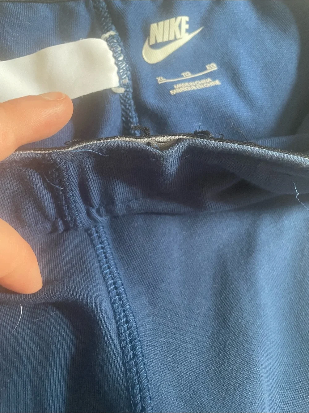 Nike stretchy navy