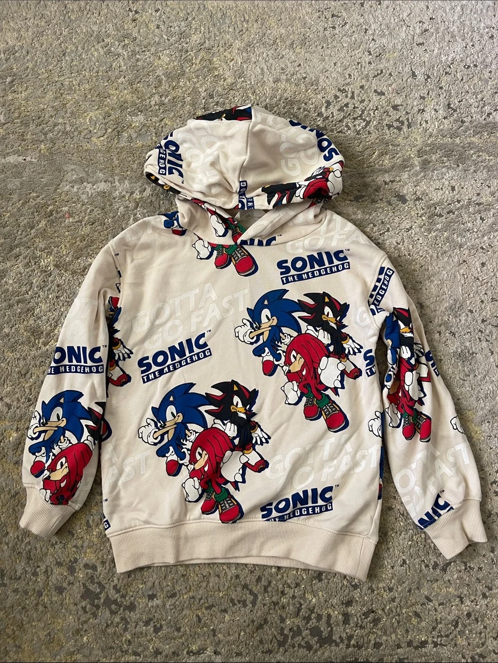 Boys sonic the hedgehog hoodie