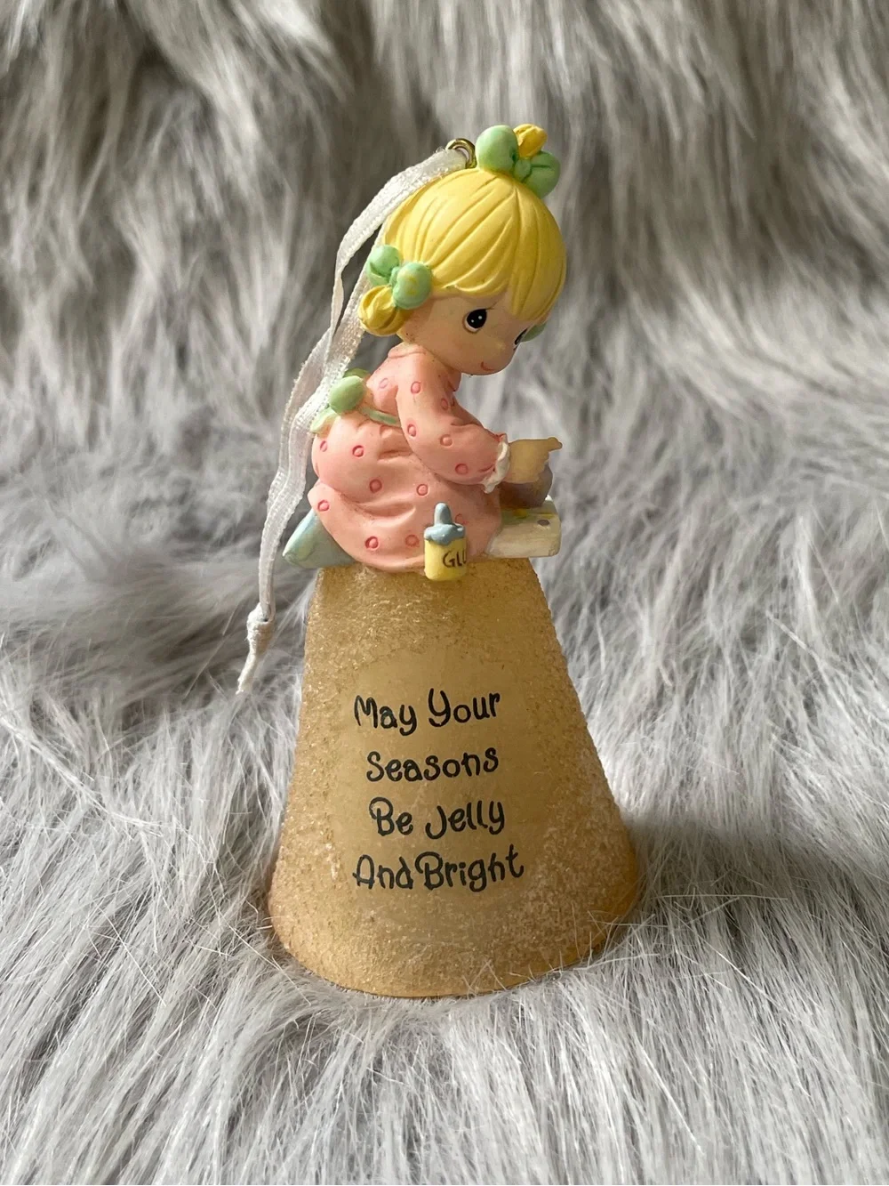 Vintage Precious Moments Girl Ornament