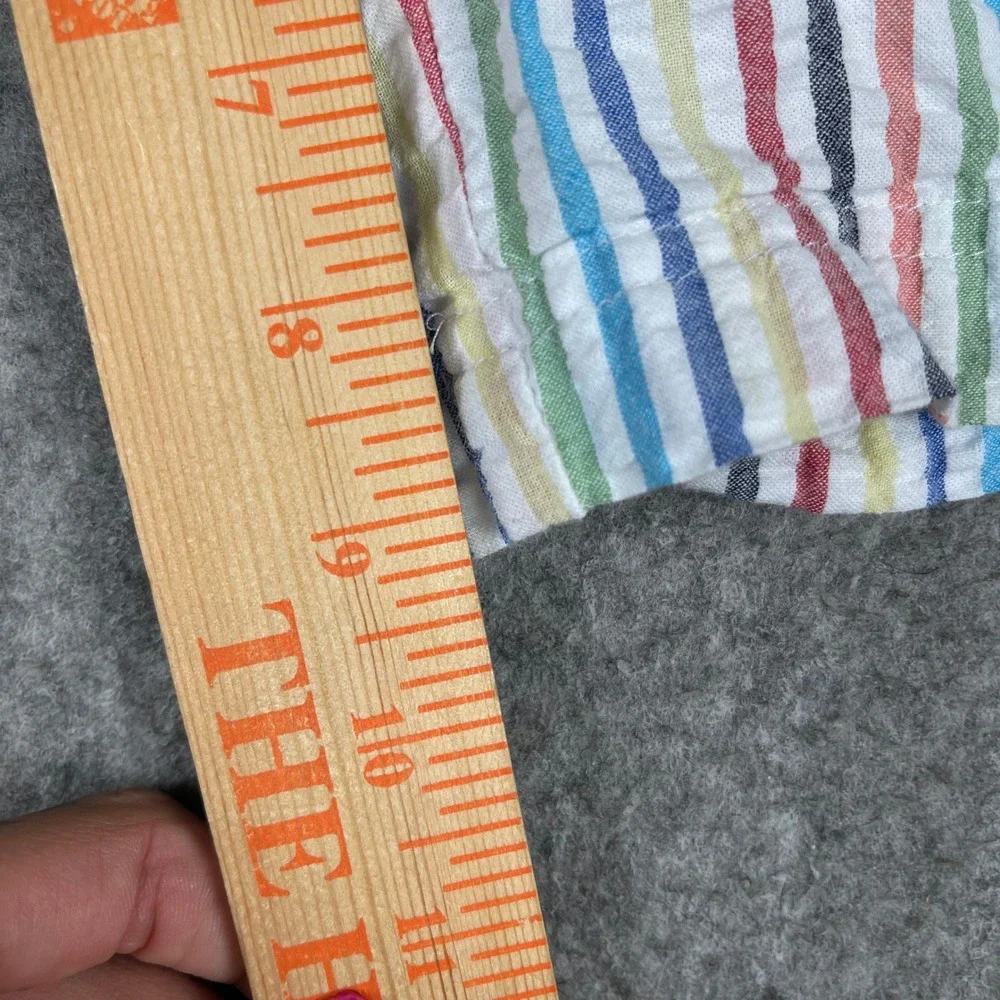 Tommy Bahama Seersucker Shorts Mens Large Multicolor Striped Cotton Drawstring
