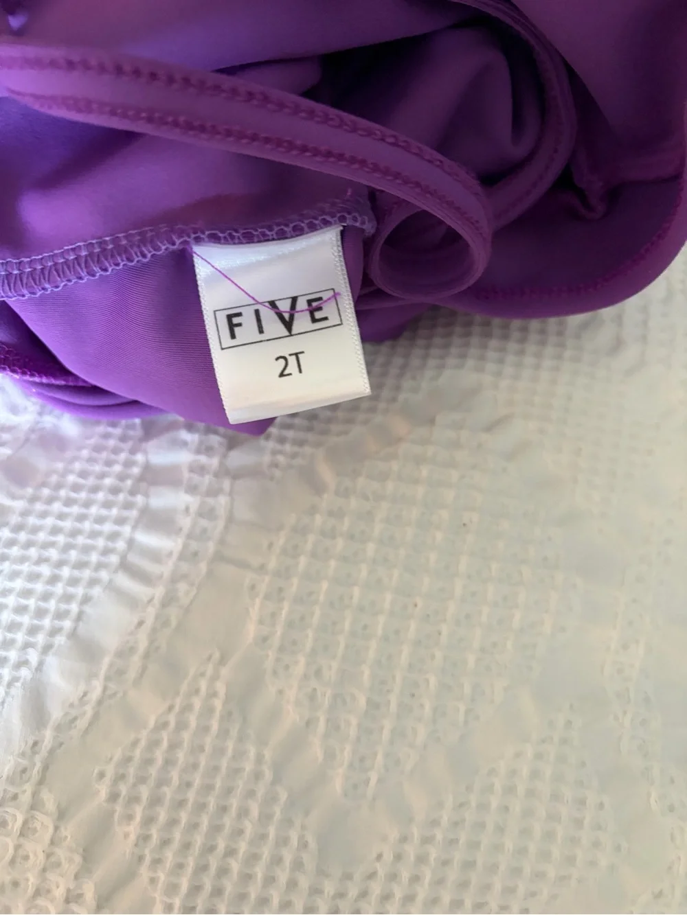FIVE Purple leotard - 2T