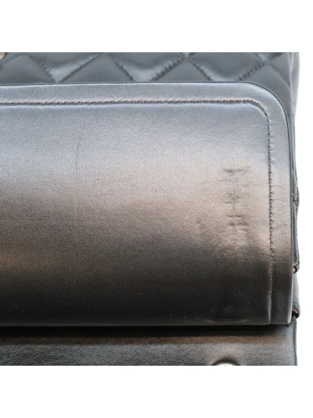 Chanel Black Lamb Silver Double Flap Maxi Quilted 30