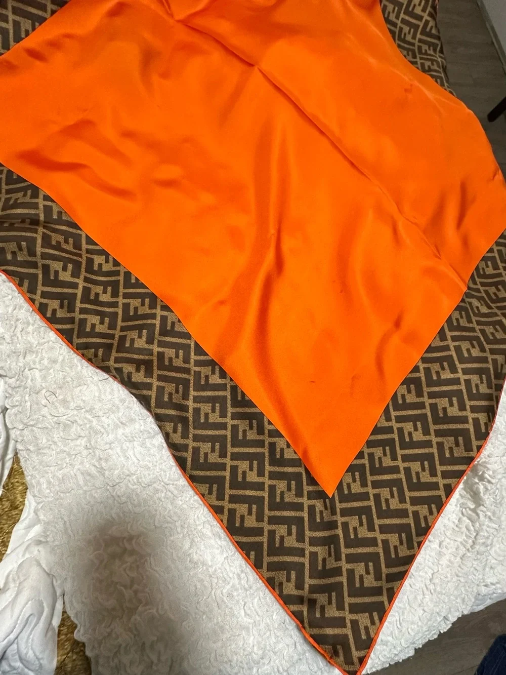 Fendi designer silk