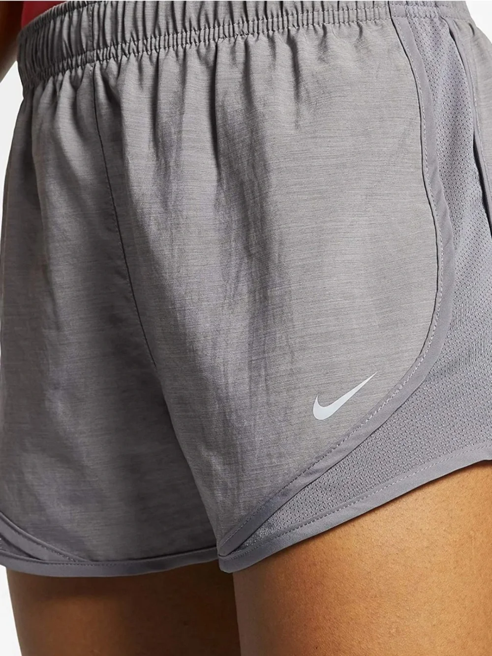 Nike Tempo Women's Dri-Fit Running Shorts Light Gray-S