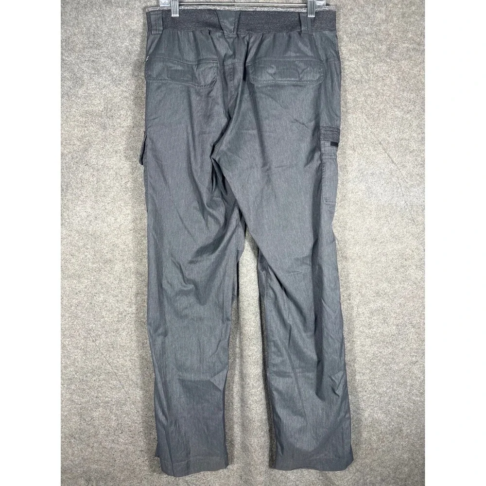 Lululemon Athletica Mens Cargo Pants Gray Herringbone Utility Trousers Size L
