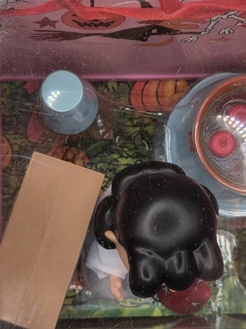 Peanuts Lucy Doll in White Dress with Black Hair - Halloween Set