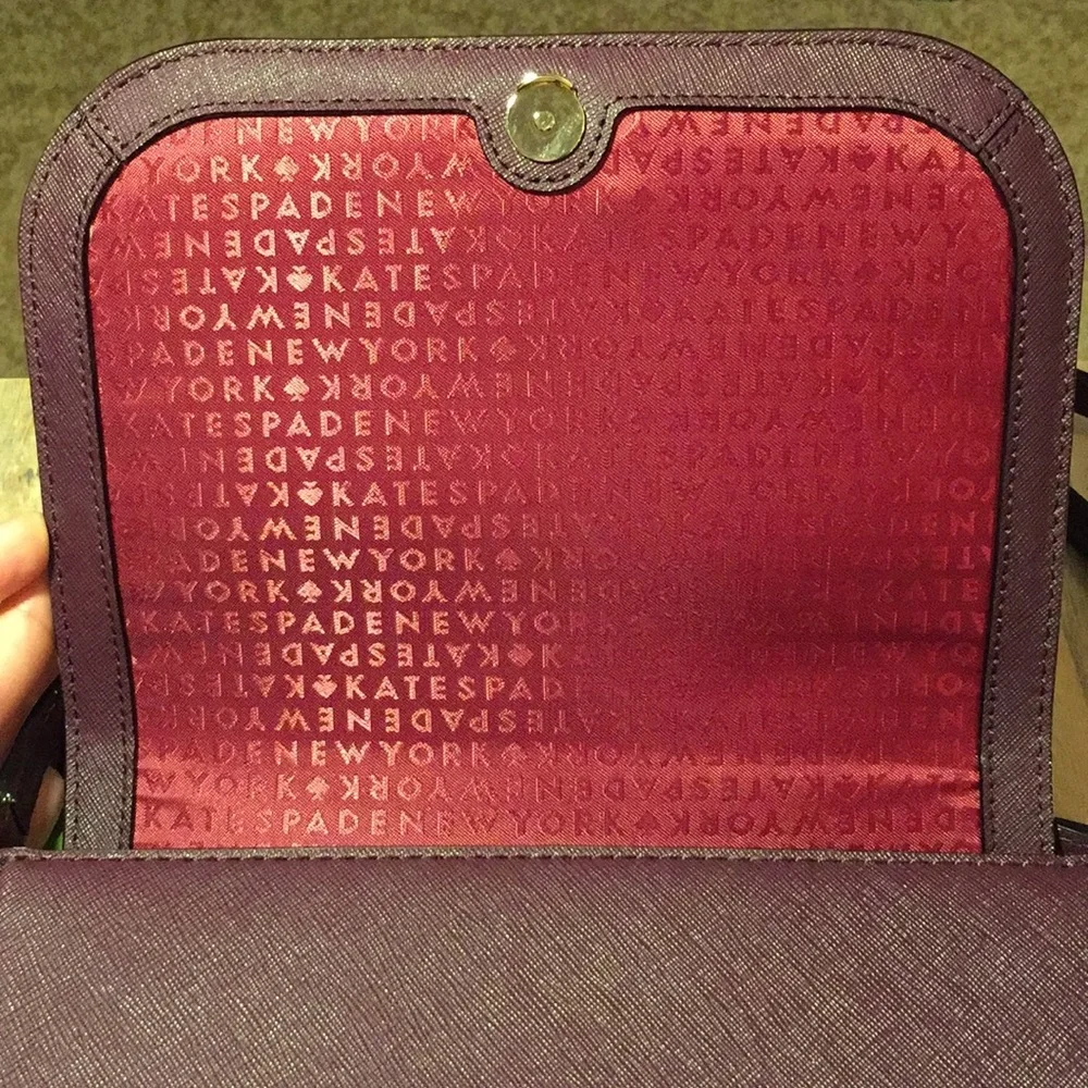 kate spade flap plaque