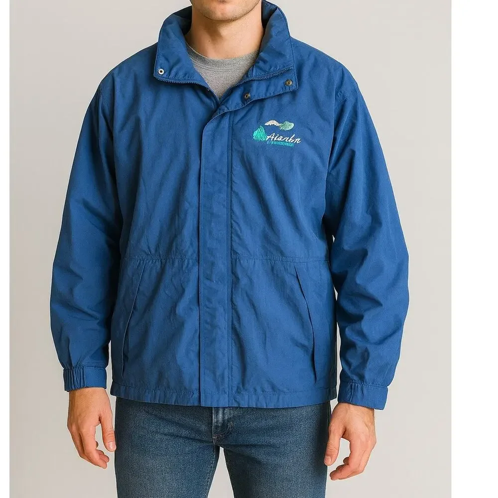 Cruise Outfitters Alaska Large Blue Zip Front Jacket Unisex Mens Womens