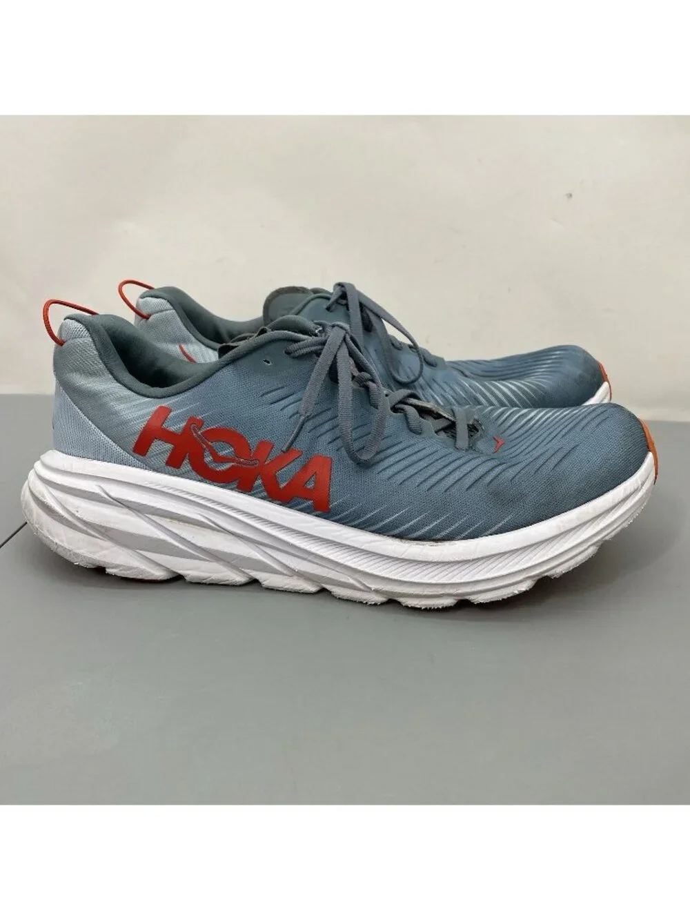 Hoka Rincon 3 Sneakers Shoes Running Walking Training Blue Mens 10.5