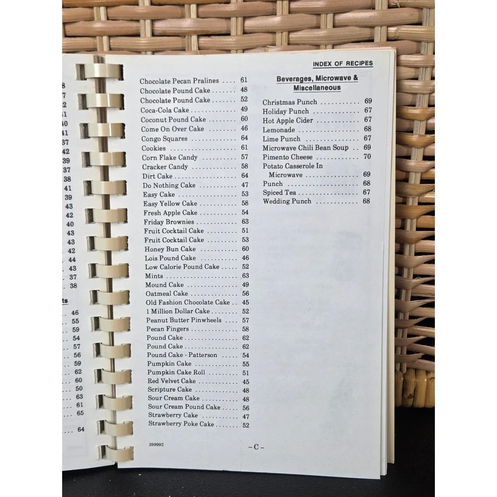 Vintage title cookbook