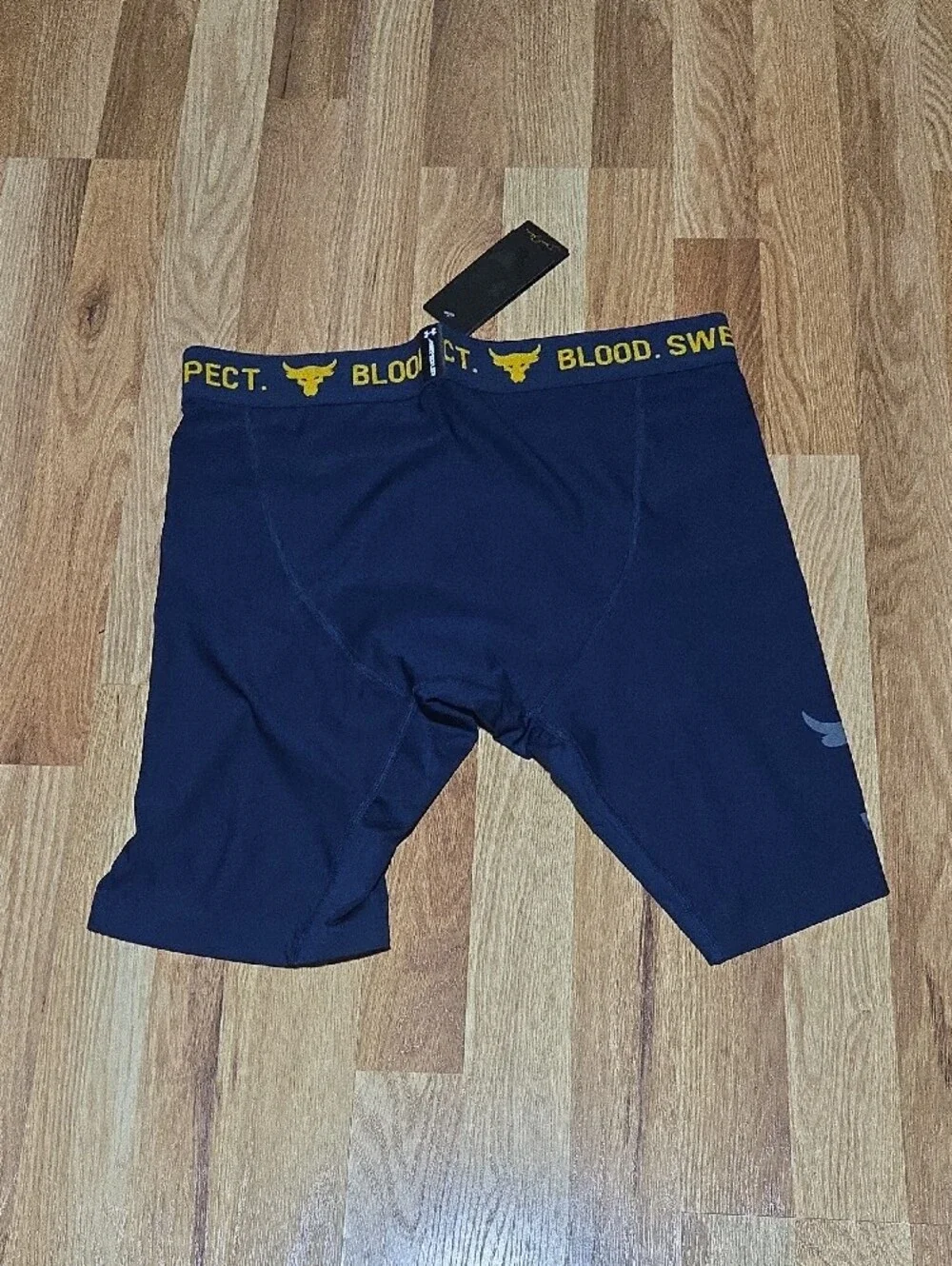 Under Armour Project Rock HeatGear Compression Shorts 1353900-408 Mens Size XL