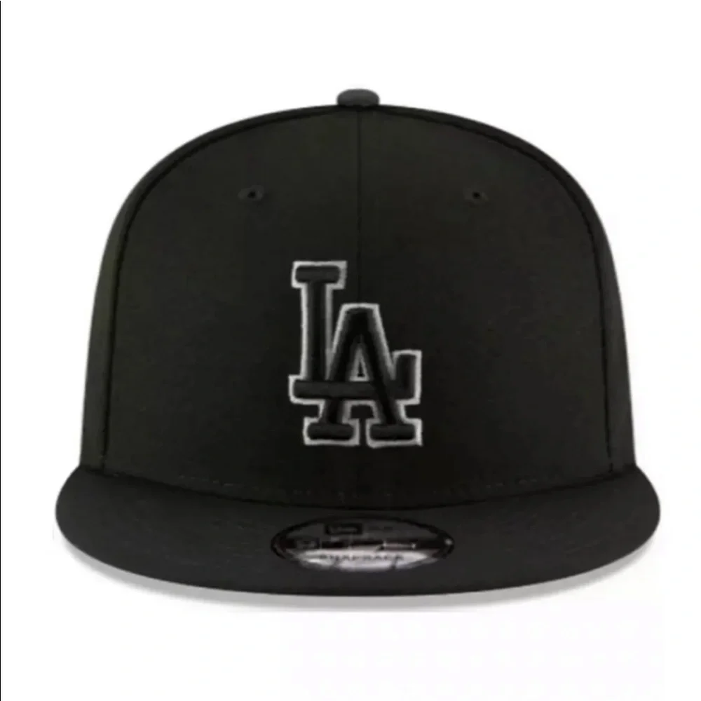 NEW ERA - MLB Baseball Hat - Los Angeles Dodgers 9FIFTY Snapback Cap - Black