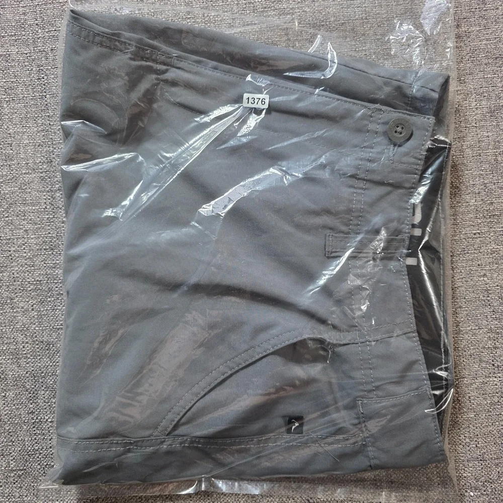 Denali Cargo Shorts Mens 38 Grey Performance Stretch Hiking Fishing