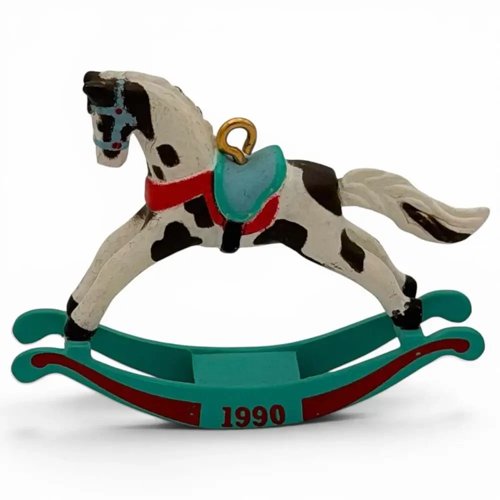 Hallmark Keepsake 1990 Rocking Horse Ornament