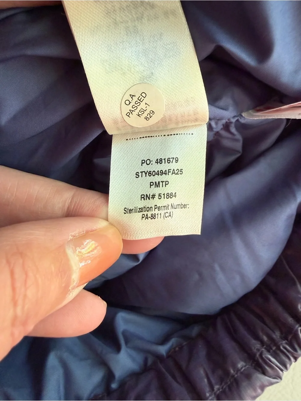 Patagonia Baby Hi-Loft Down Sweater Hoody Jacket Plummet Purple 4T or 5T New Tag