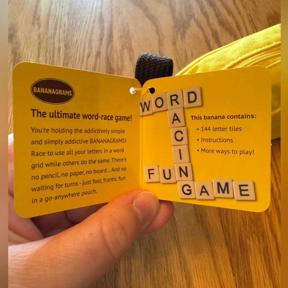 N/A bananagrams game