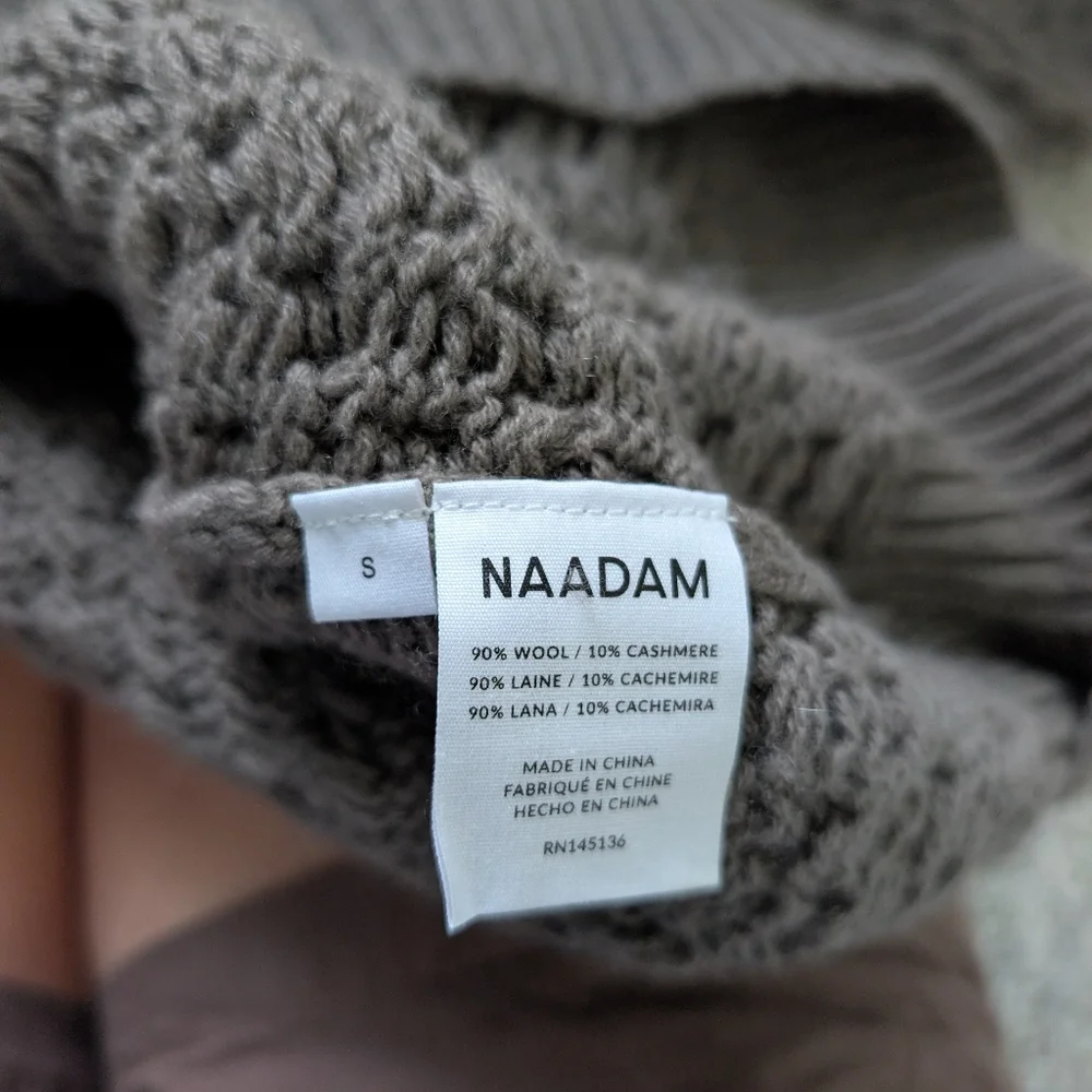 NAADAM taupe cashmino