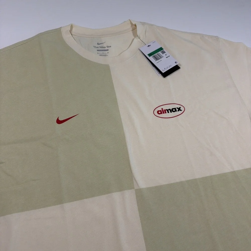 Nike Men's Liverpool F.C. LFC Air Max Culture Shirt Coconut HQ0805-113 XL $50