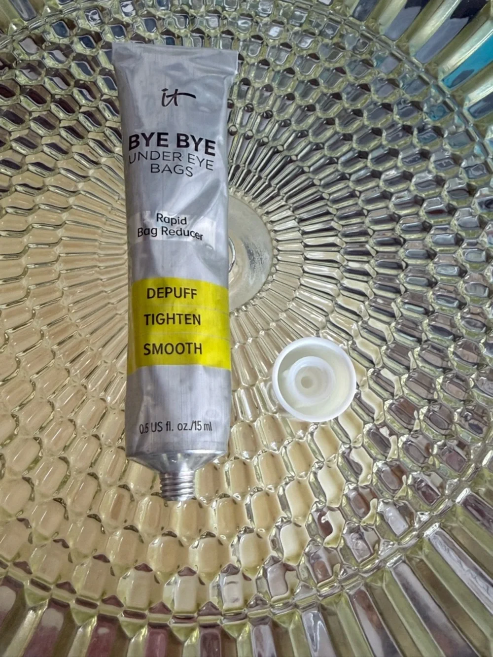 NEW .5oz it cosmetics Bye Bye Under Eye Bags Depuffing Eye Cream -