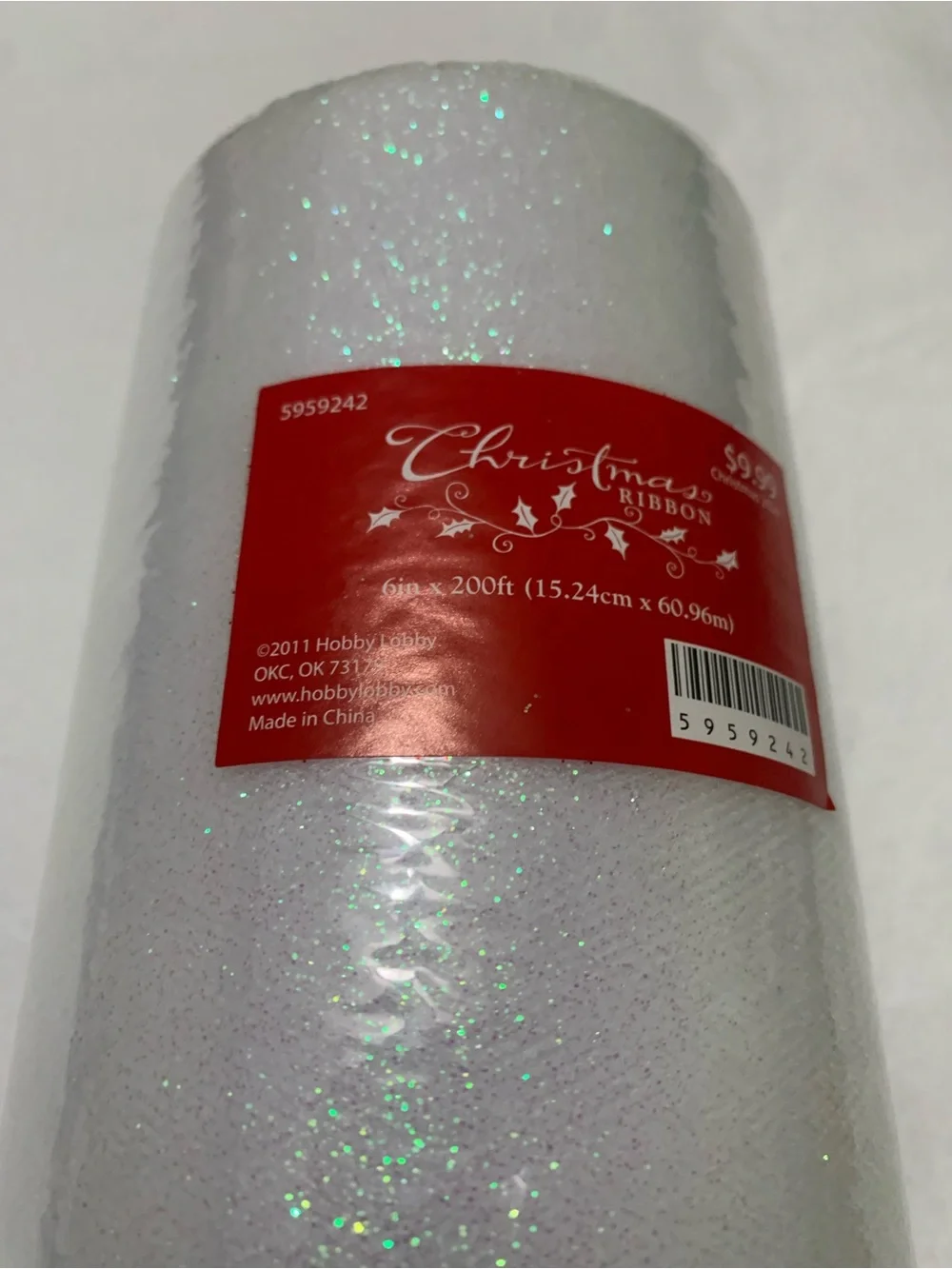 Hobby Lobby sparkling rolls