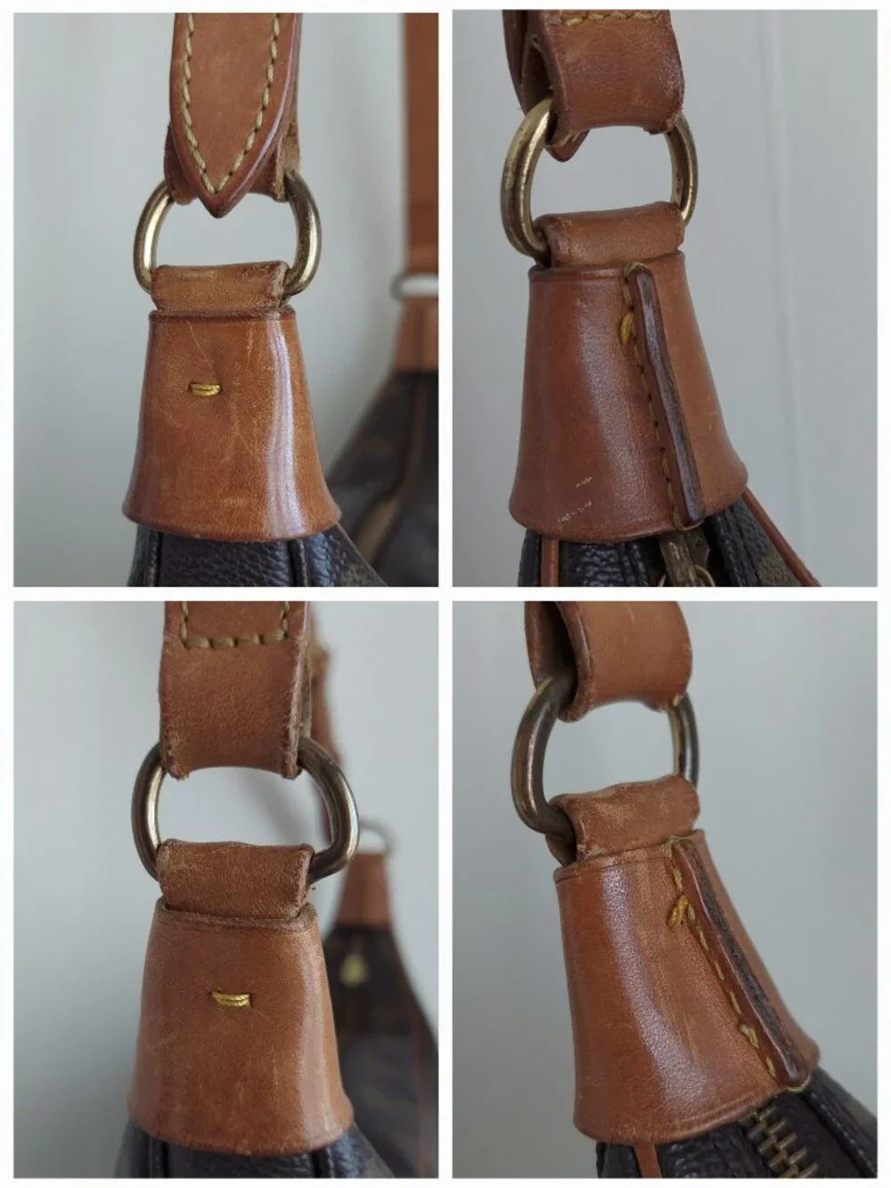 Louis Vuitton Boulogne 30 Monogram Canvas Shoulder Bag