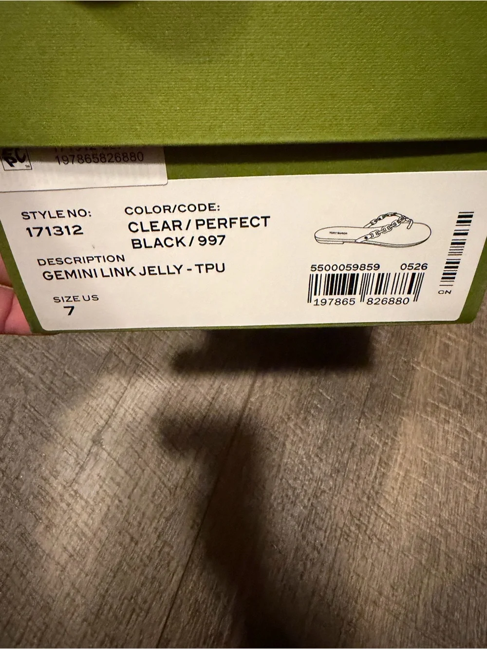 Tory Burch glossy black