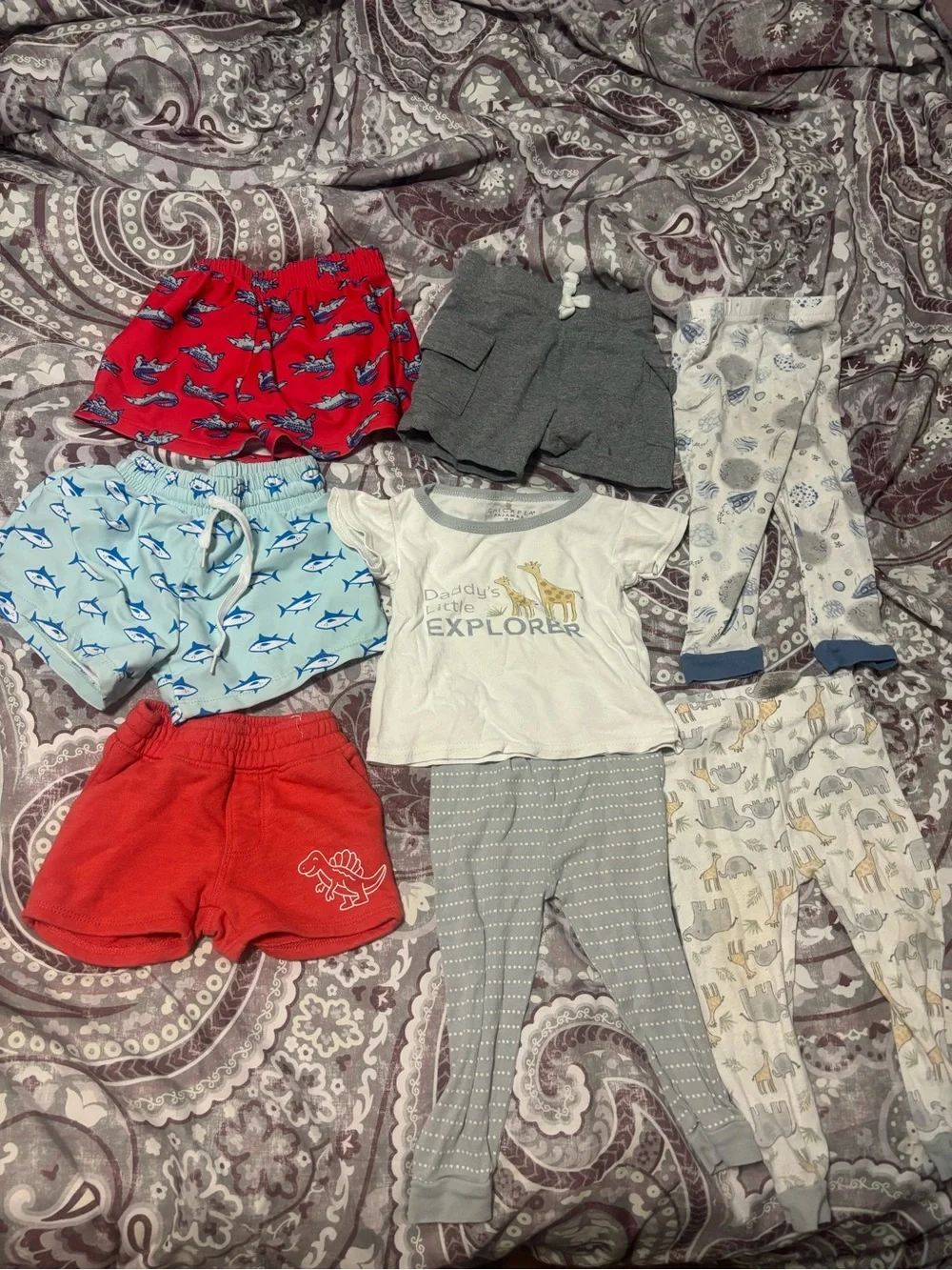 N/A onesies sizes mickey
