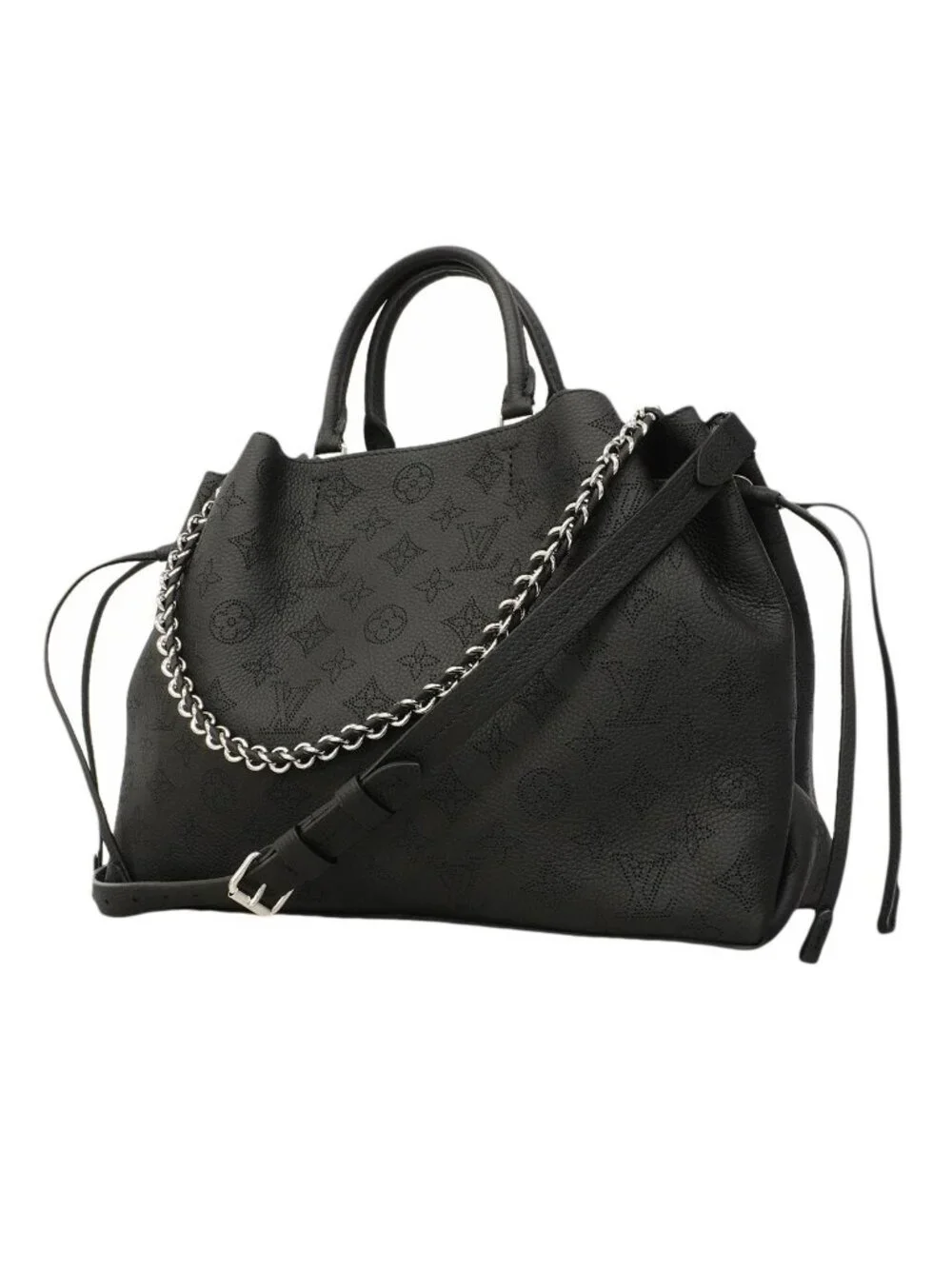 Louis Vuitton Handbag Mahina Bella Tote Noir 2-Way