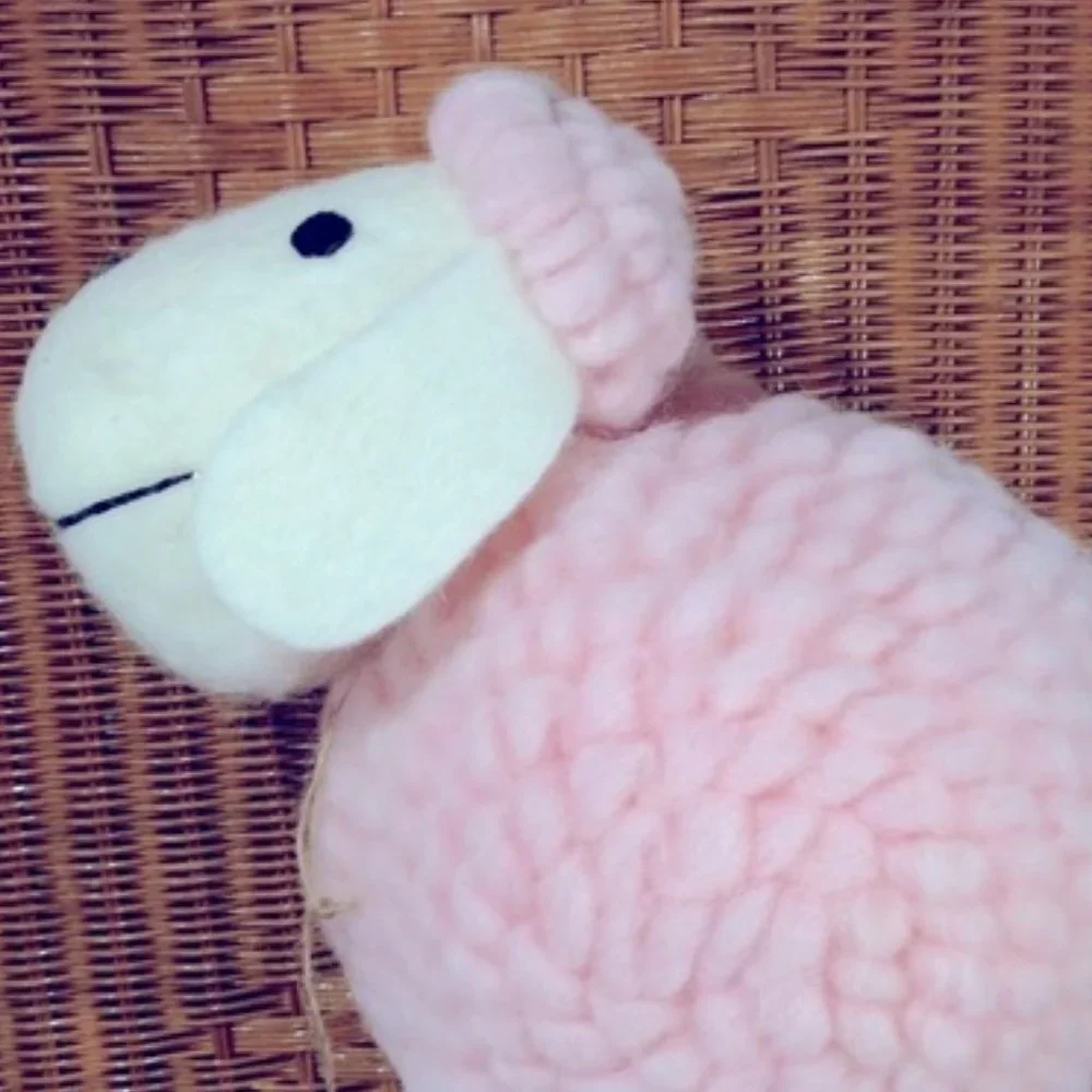 Cotton And Co sheep lamb Plush toy pink