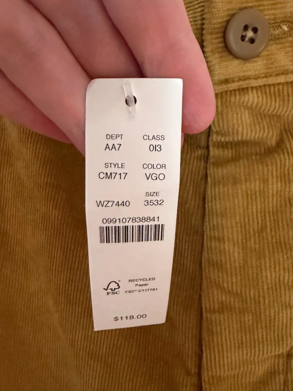 J. Crew classic straight